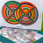 Frank Stella Jigsaw Shaped Puzzle - Wynwood Walls Shop