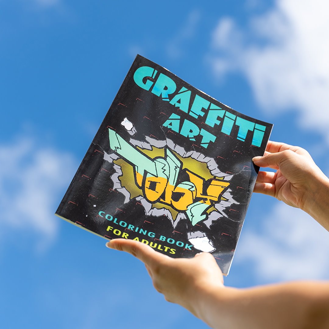 Graffiti Art Coloring Book For Adults Secondary image