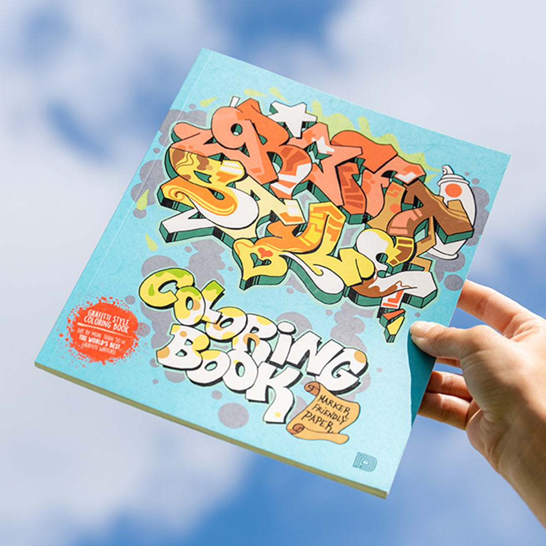Graffiti Style Coloring Book - Wynwood Walls Shop