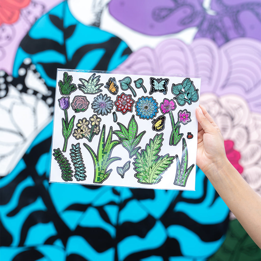 Kelsey Montague Sticker Sheet - Wynwood Walls Shop