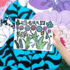 Kelsey Montague Sticker Sheet - Wynwood Walls Shop