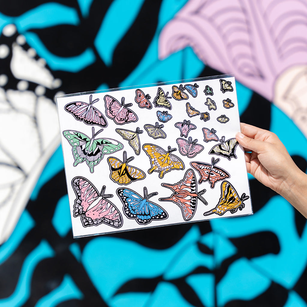 Kelsey Montague Sticker Sheet - Wynwood Walls Shop