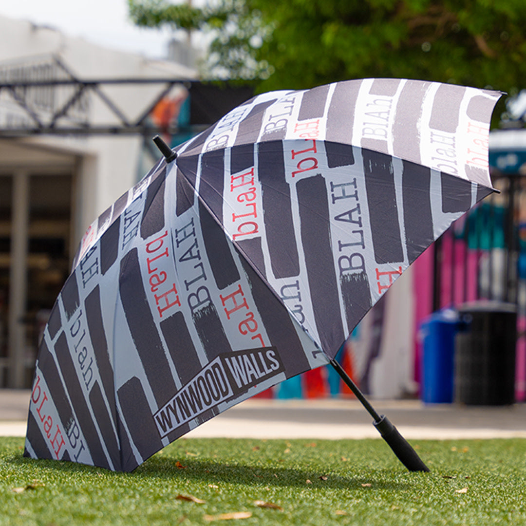 Peter Tunney x Wynwood Walls BLAH BLAH BLAH Umbrella - Wynwood Walls Shop