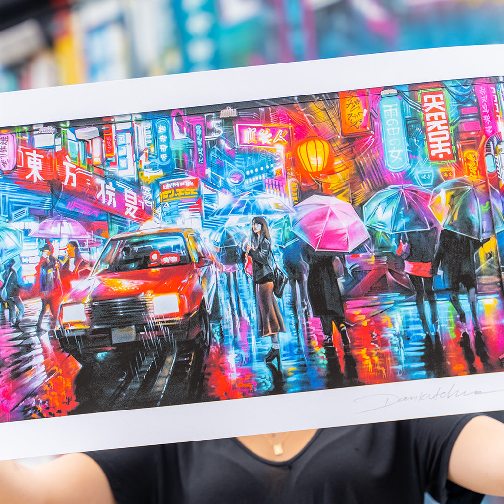 DAN KITCHENER Girl in the Rain Print - Wynwood Walls Shop