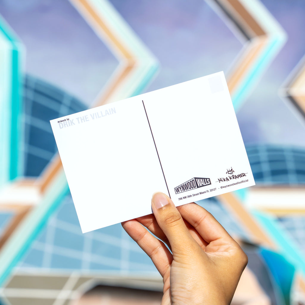 Drik the Villain Postcard 2022 - Wynwood Walls Shop