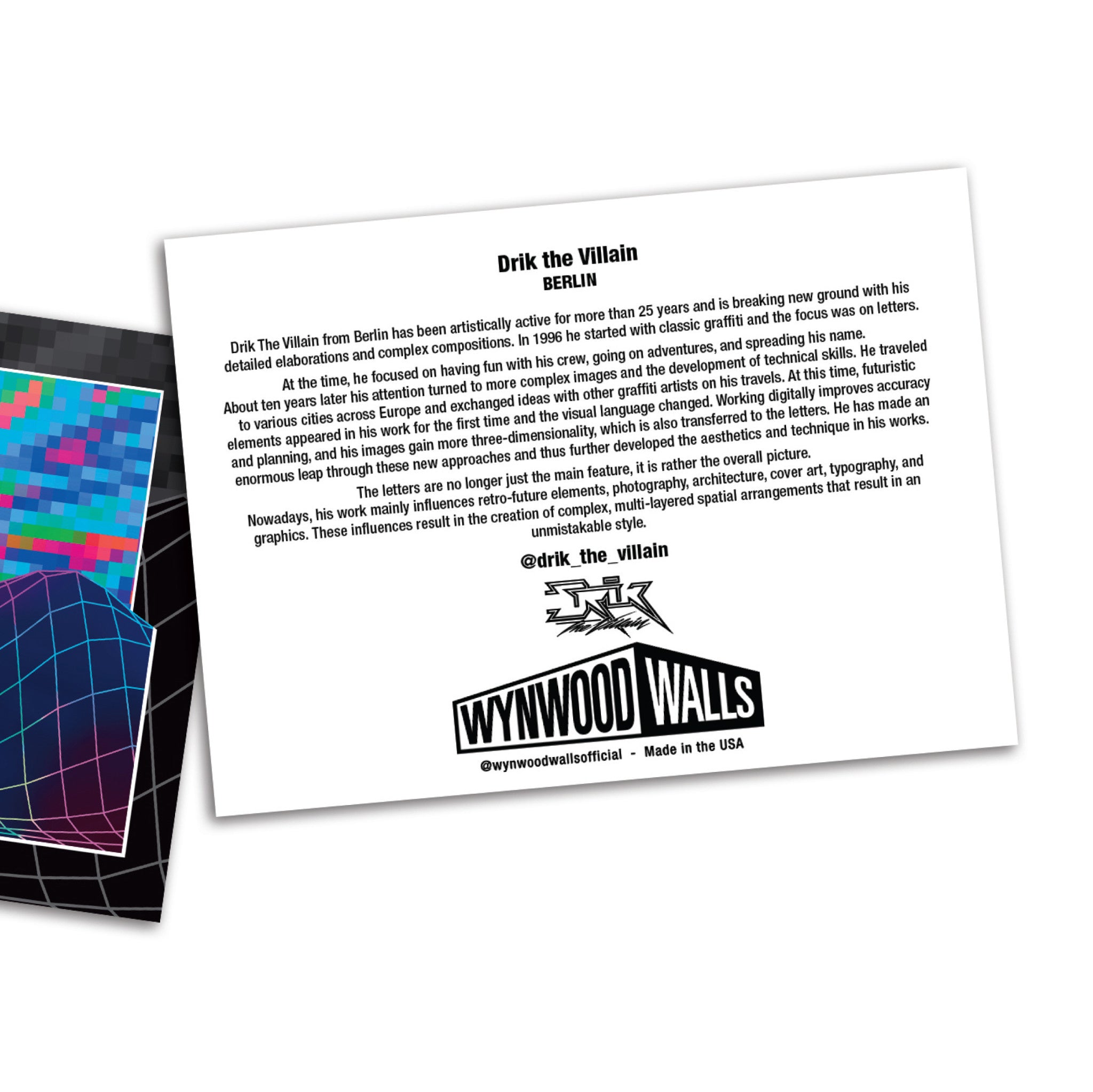 Drik the Villain VILLAIN ENTERPRISES Sticker Pack - Wynwood Walls Shop