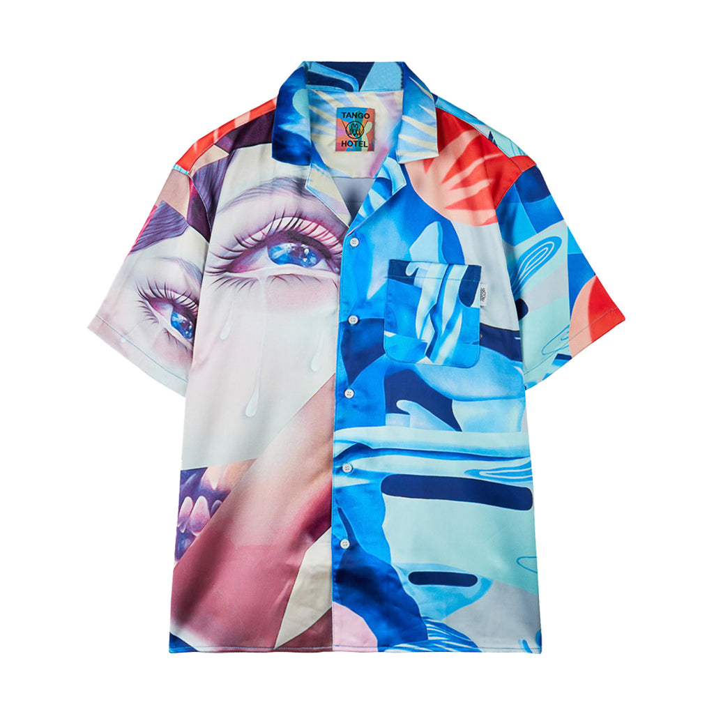 Elle MOTHER EARTH Satin Shirt - Wynwood Walls Shop