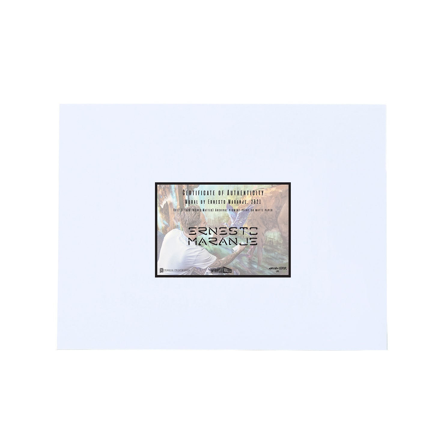 ERNESTO MARANJE Matted Print 2021 - Wynwood Walls Shop