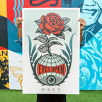 Shepard Fairy Eyes Open Fairey Signed Offset Lithograph - Wynwood Walls Shop