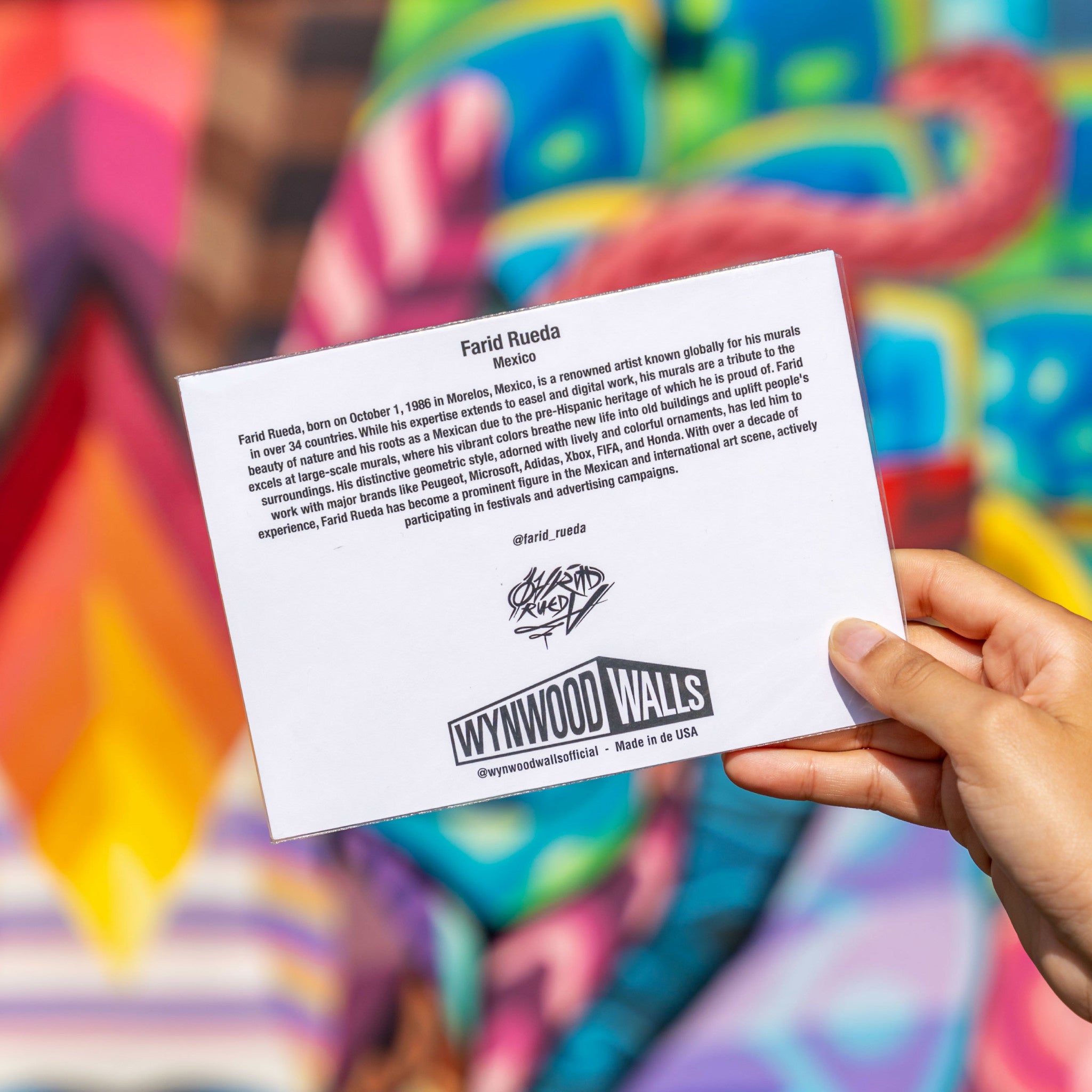 Farid Rueda Sticker Pack - Wynwood Walls Shop