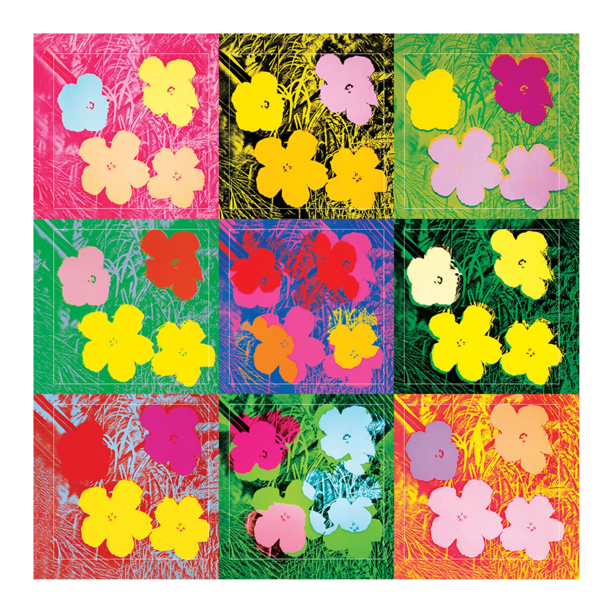 Apply Stickers - Flowers by Warhol Sticker Sheet 5x5 - Wynwood Walls Shop Main image