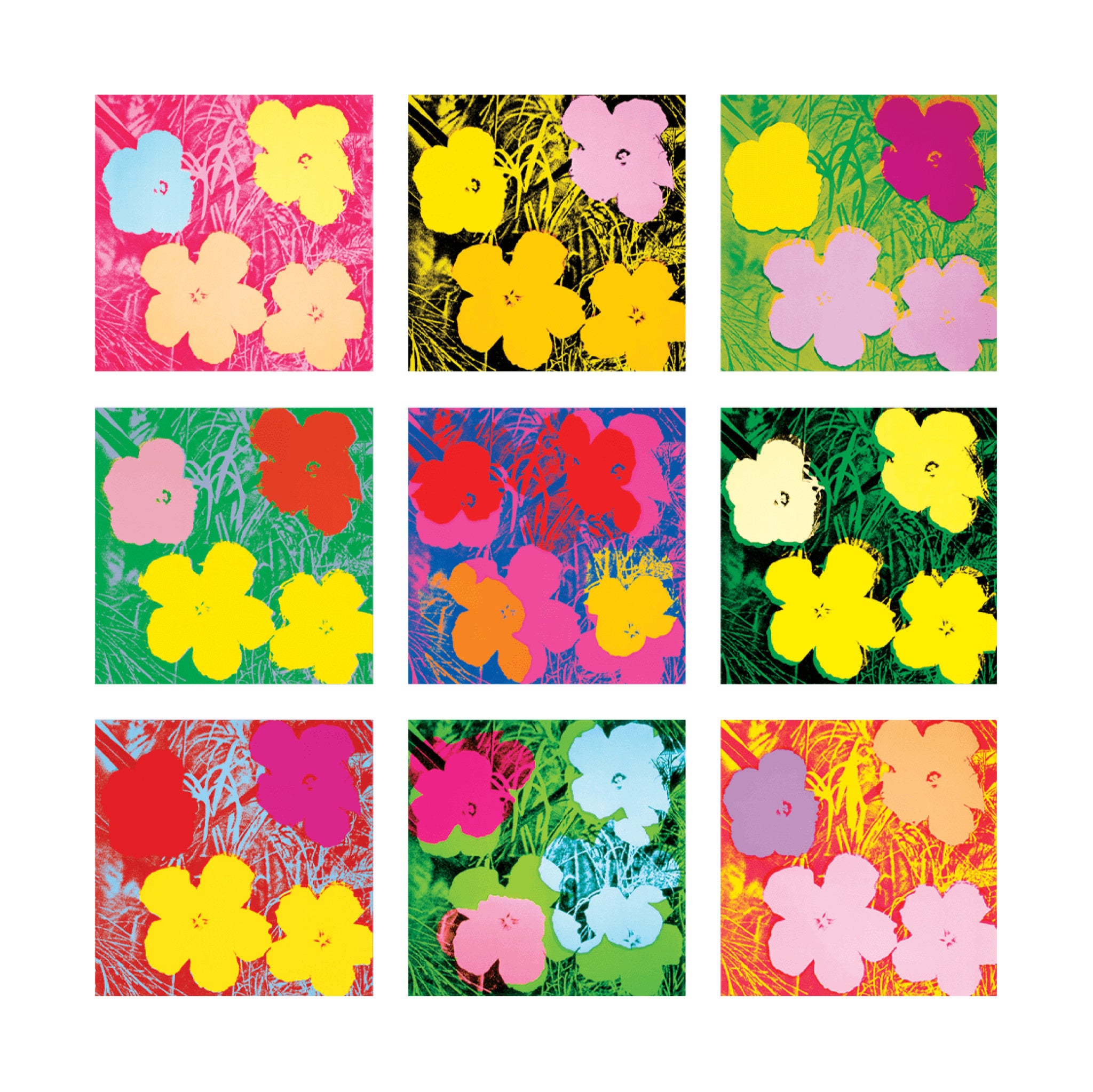 Andy Warhol Flowers Sticker Sheet Secondary image
