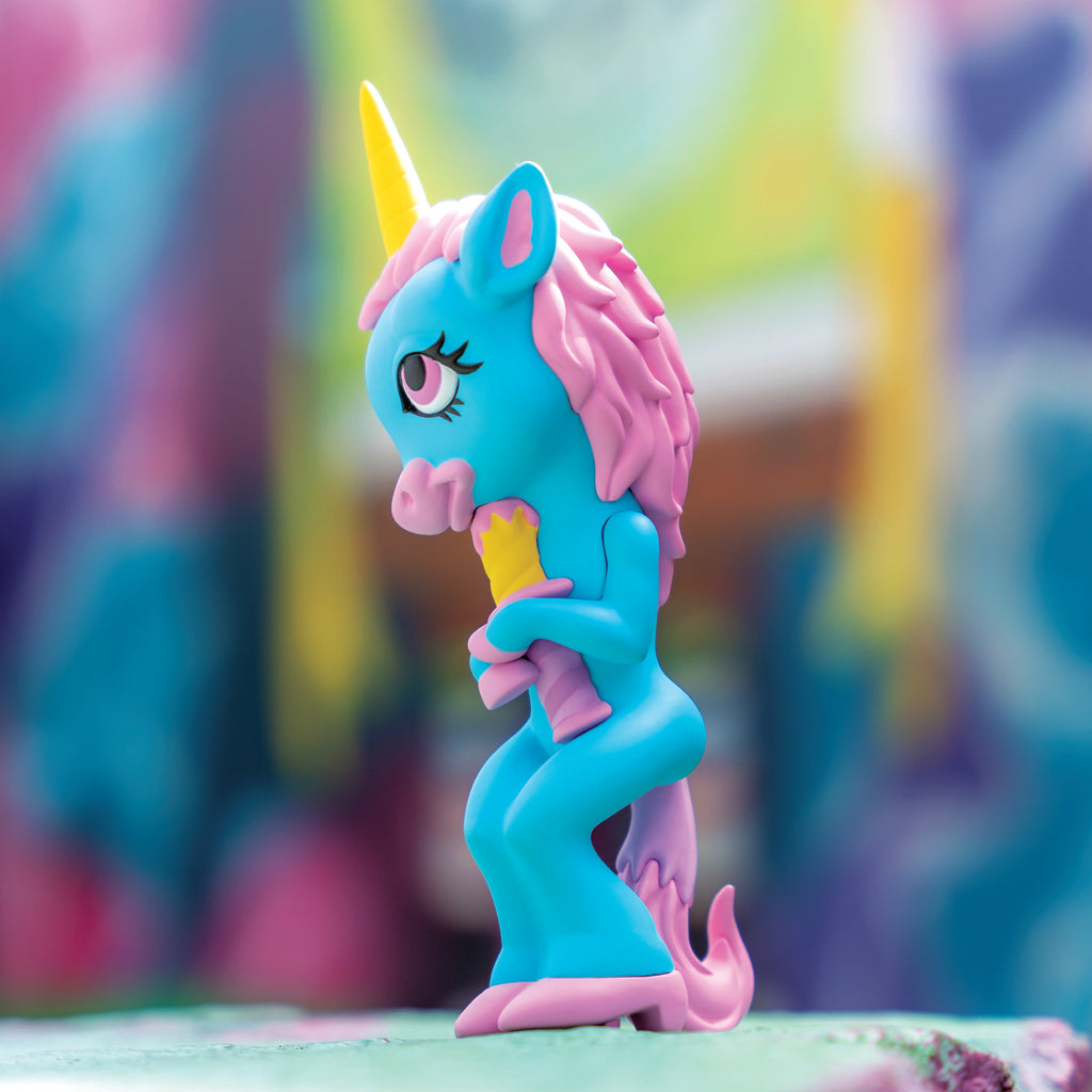 Ron English x Forlorn Unicorn Blue - Wynwood Walls Shop
