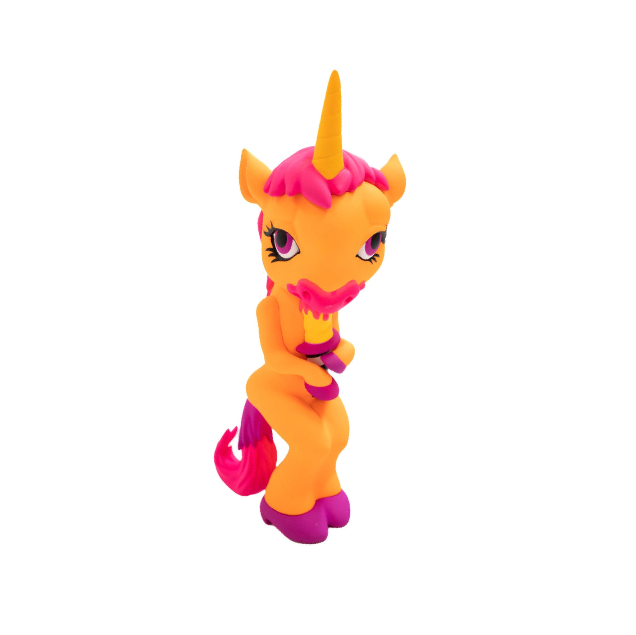 Ron English Forlorn Unicorn Orange