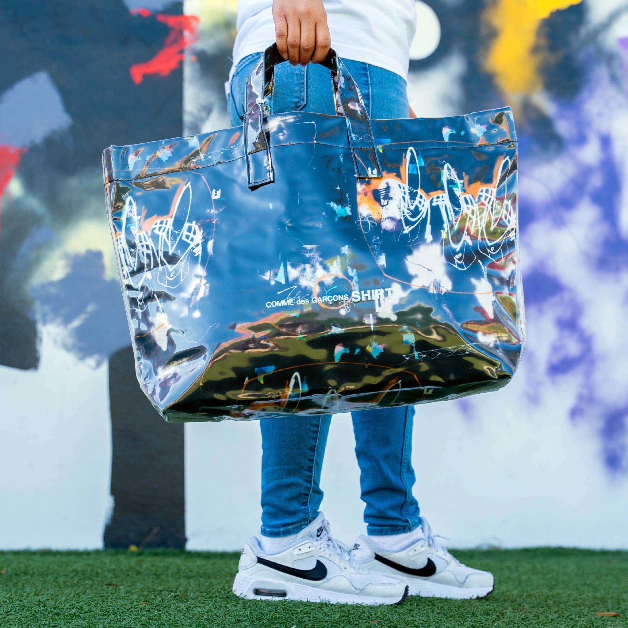 Futura x CDG Shirt Tote Back Print A Large Secondary image