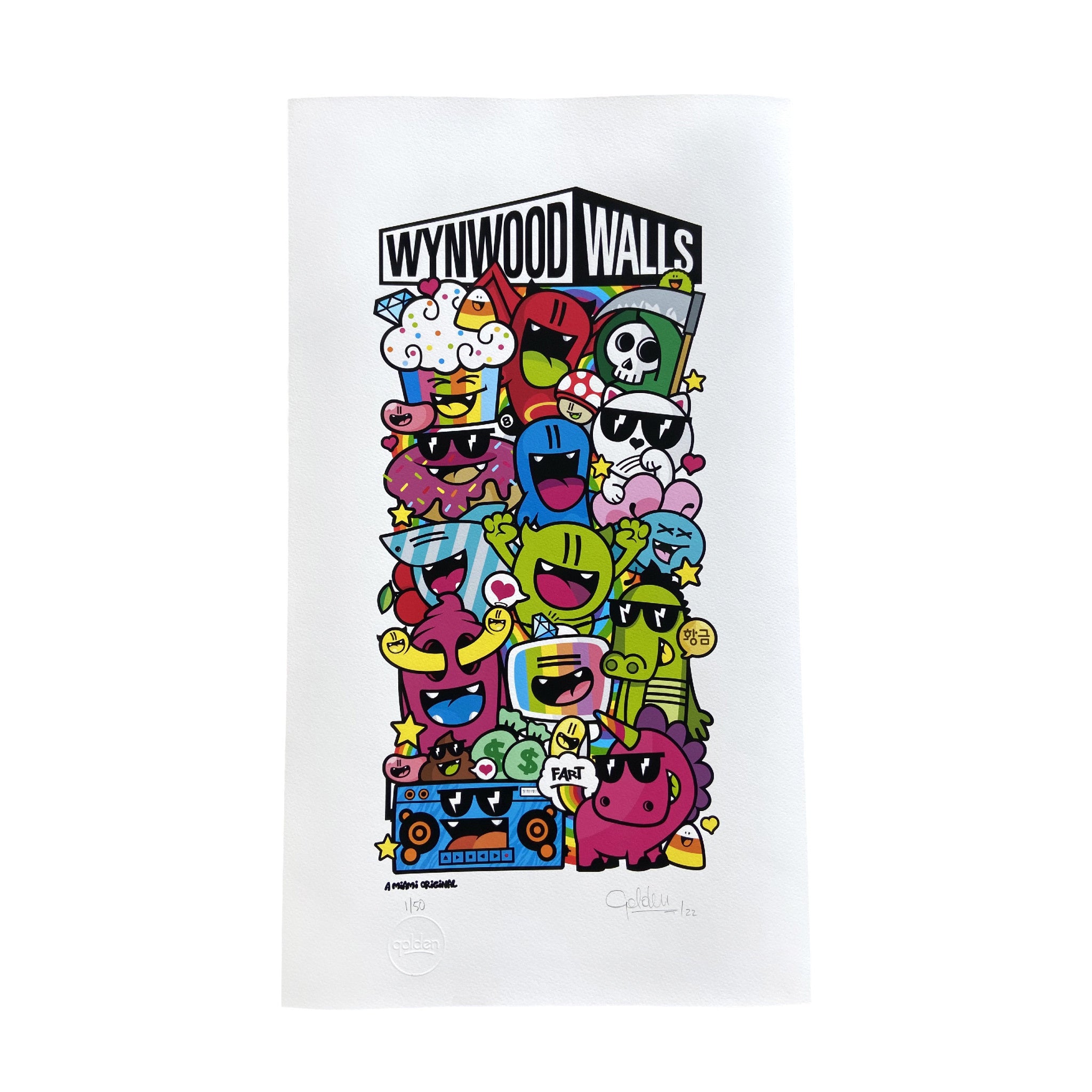 Golden305 x Wynwood Walls Print 2022 - Wynwood Walls Shop