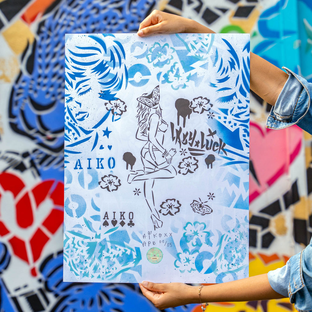 AIKO x Pearl Jam Poster BLUE
