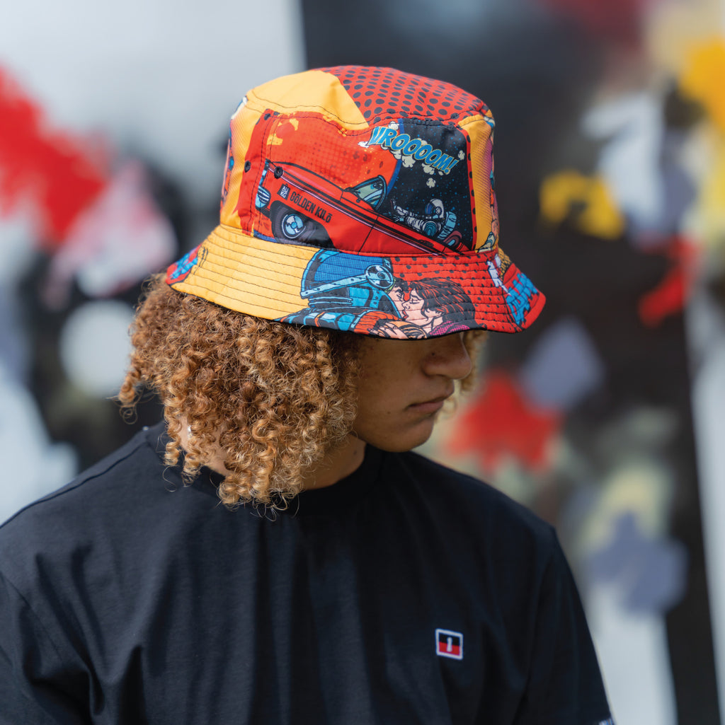 Golden Kilo Pop Art Bucket Hat - Wynwood Walls Shop