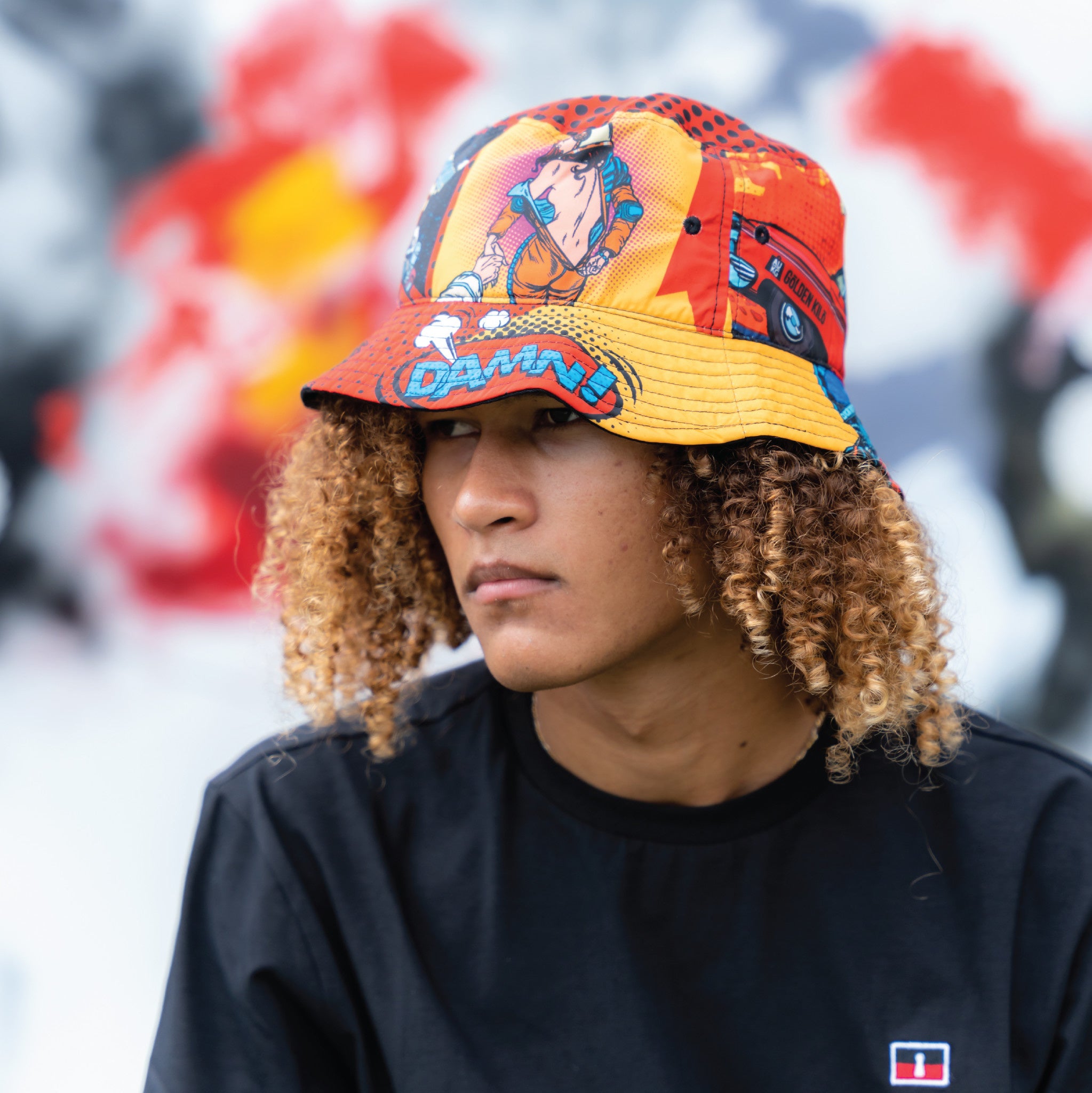 Golden Kilo Pop Art Bucket Hat - Wynwood Walls Shop