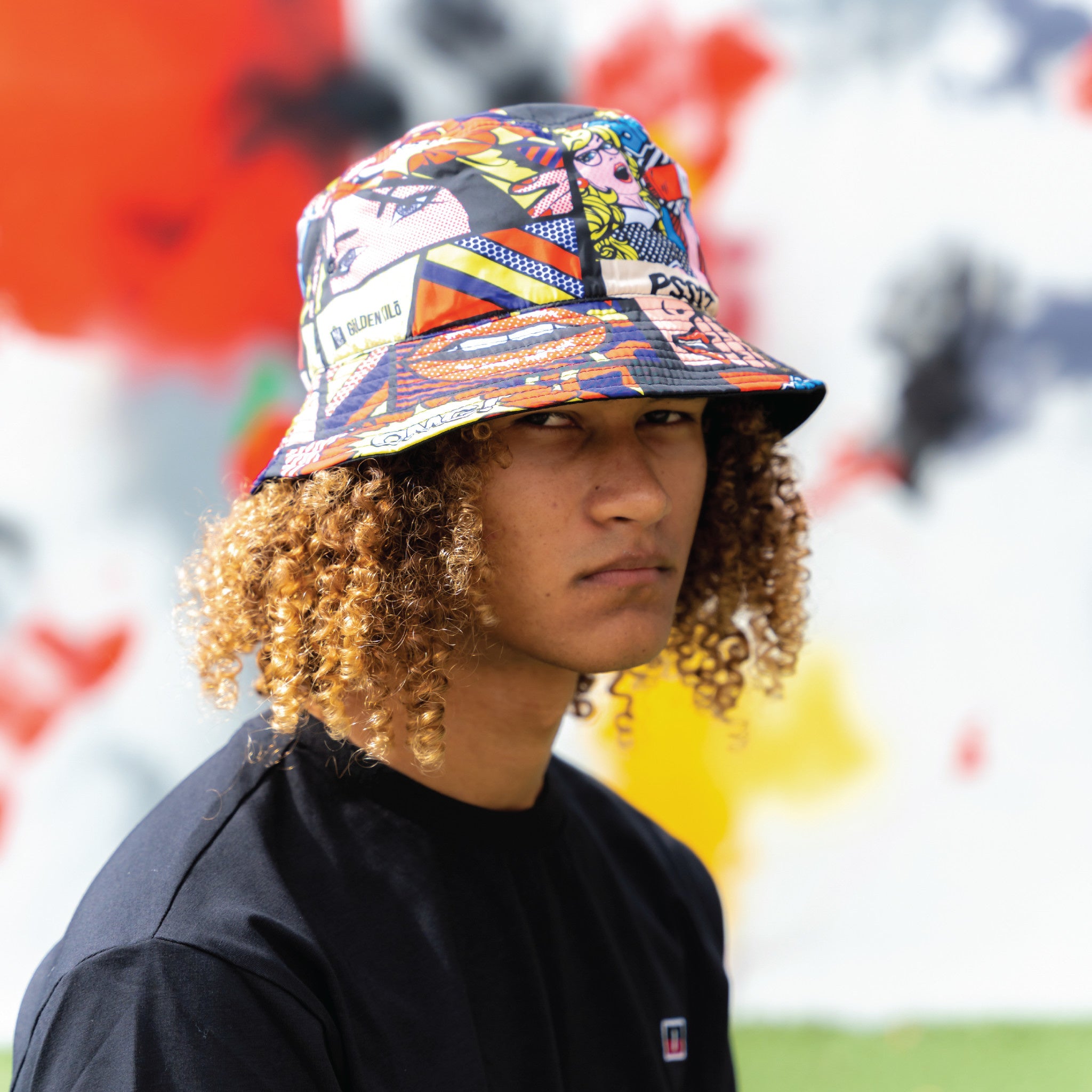 Golden Kilo Pssst Bucket Hat - Wynwood Walls Shop