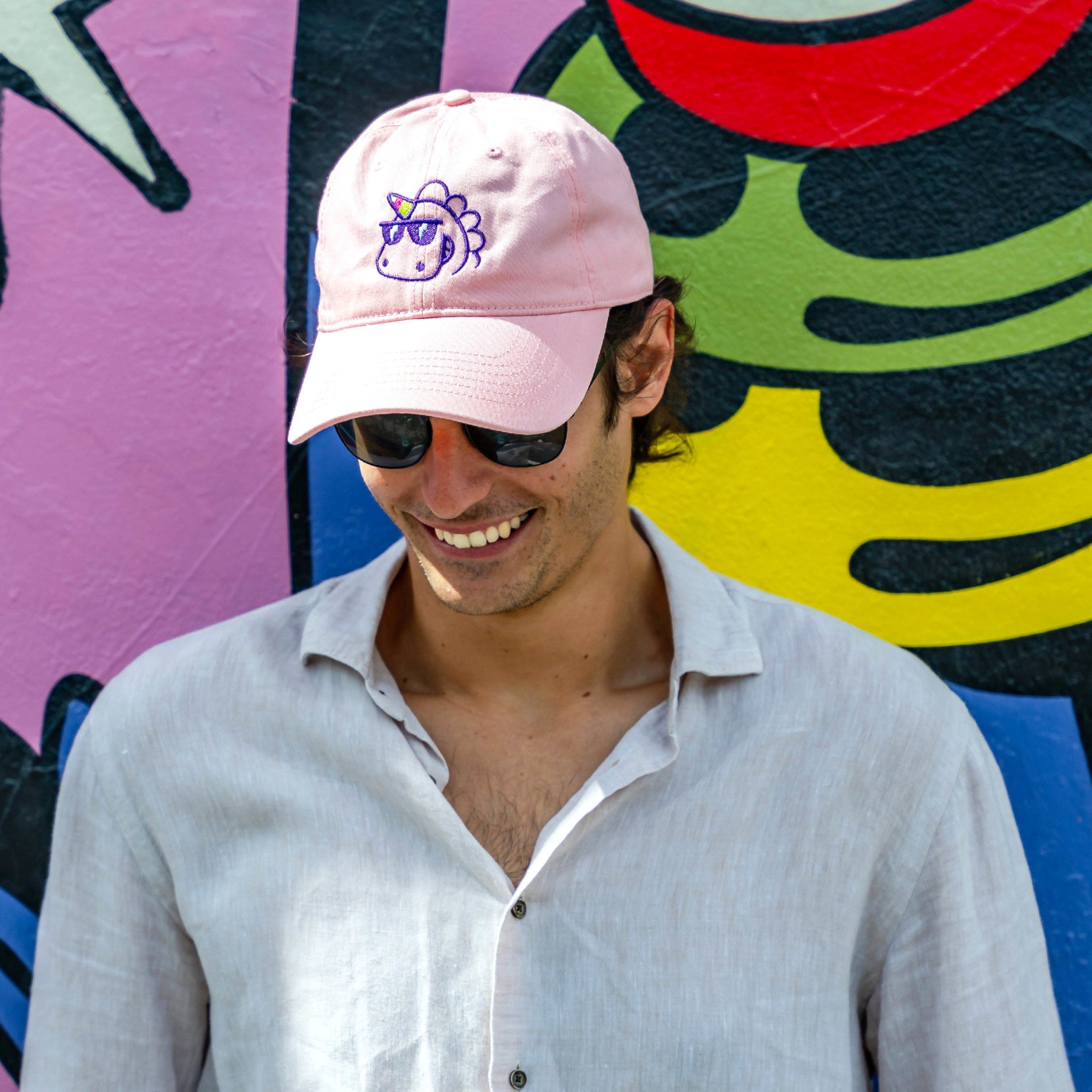 Golden305 Vintage Style Baseball Cap Pink - Wynwood Walls Shop