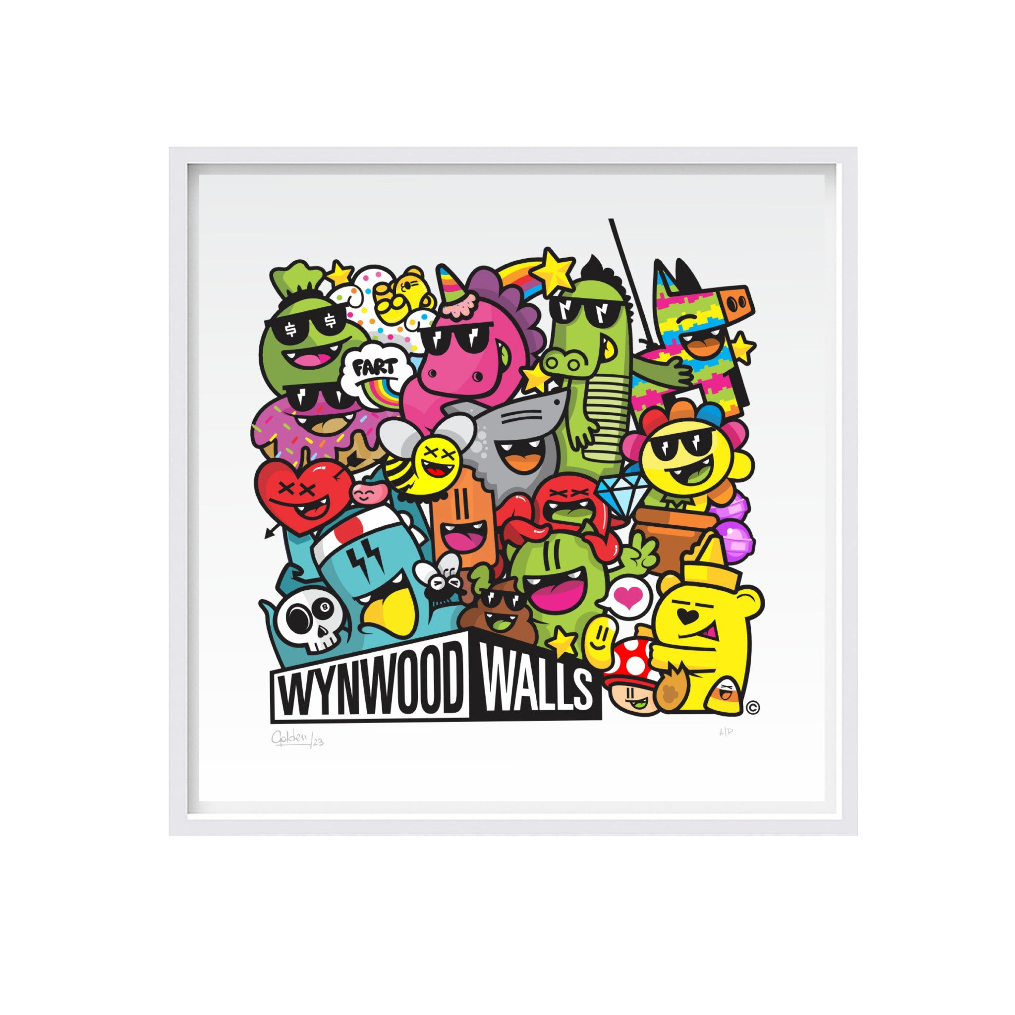 Golden305 x Wynwood Walls Print 2023 - Wynwood Walls Shop Main image