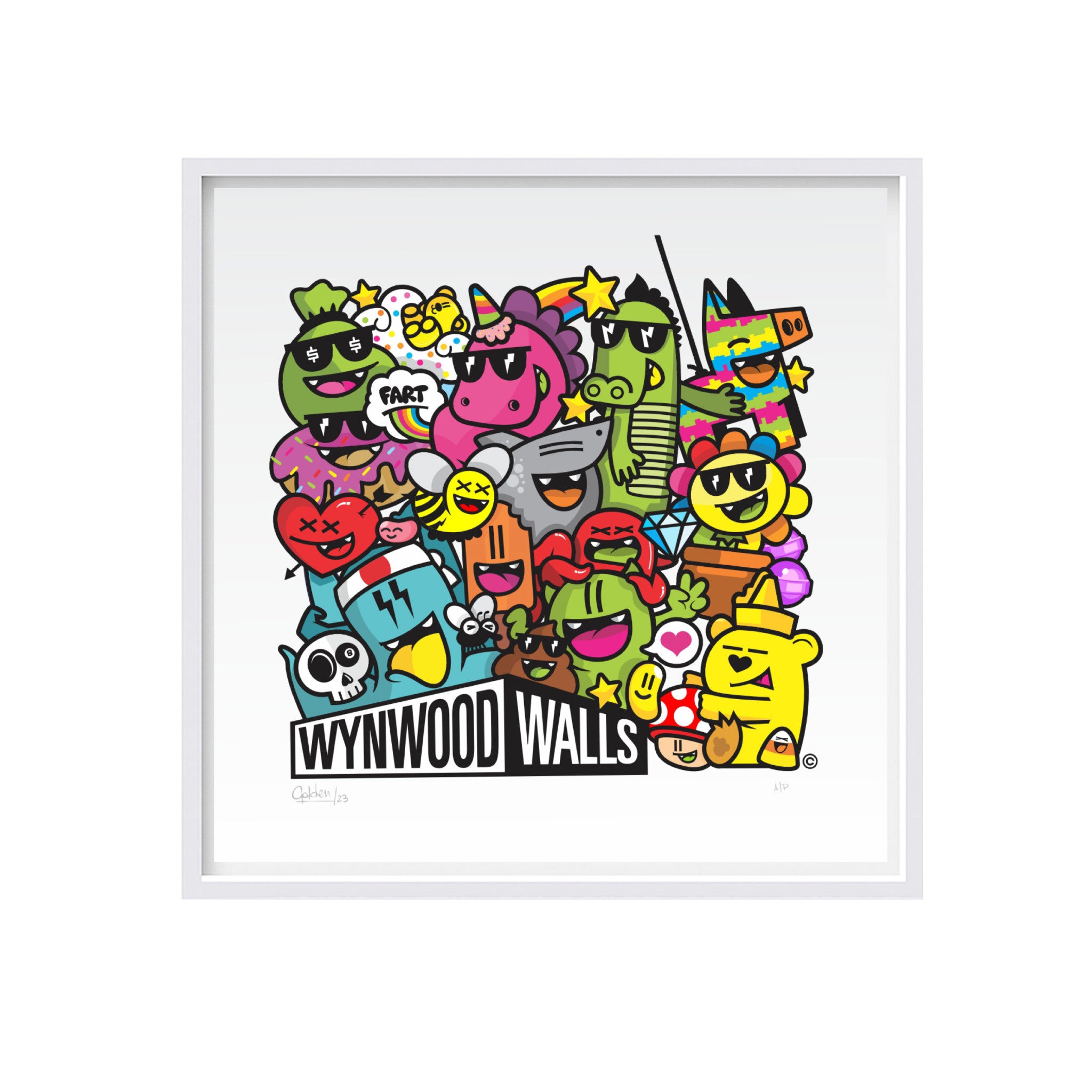 Golden305 x Wynwood Walls Print 2023 - Wynwood Walls Shop