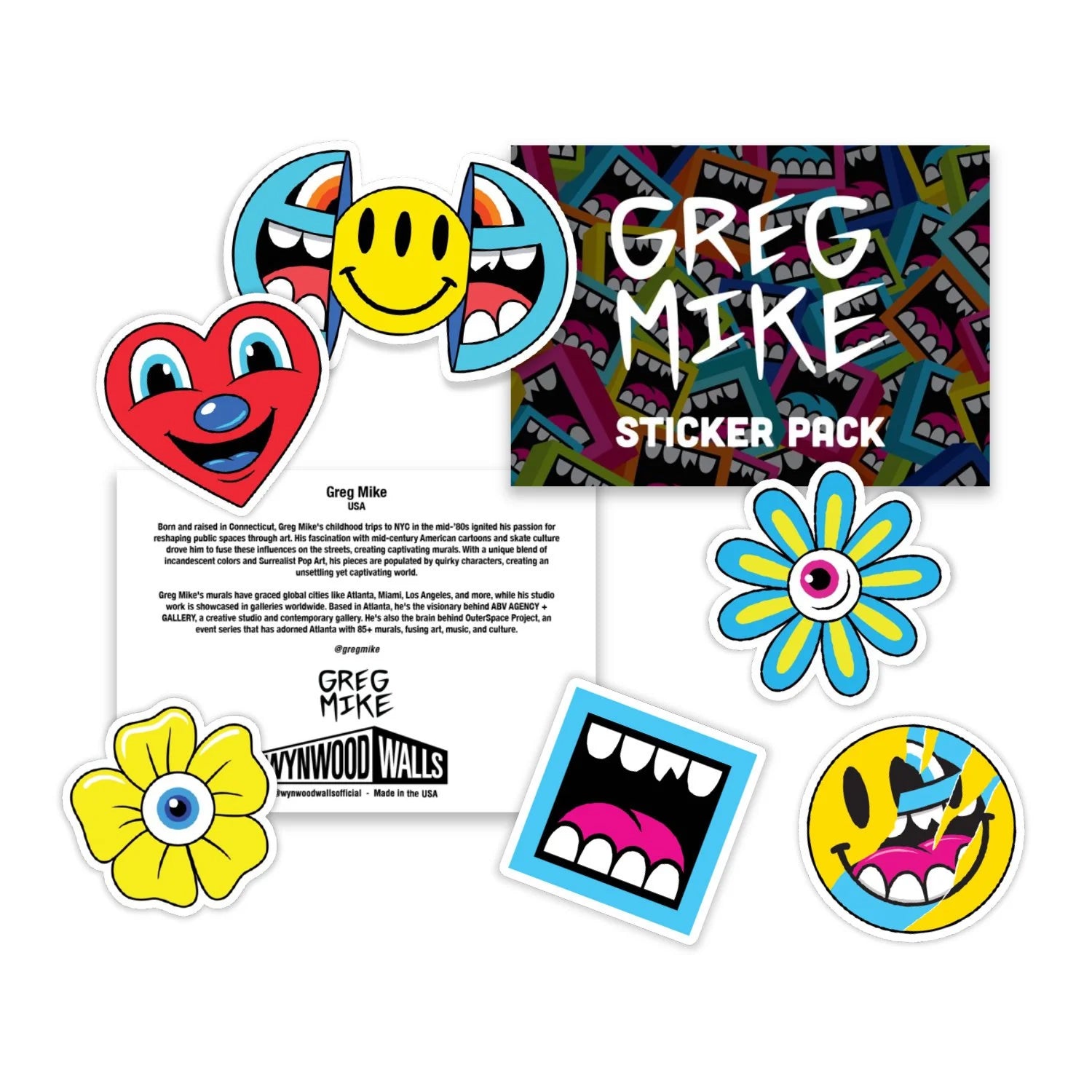 Greg Mike  MIXED EMOTIONS  Sticker Pack Main image