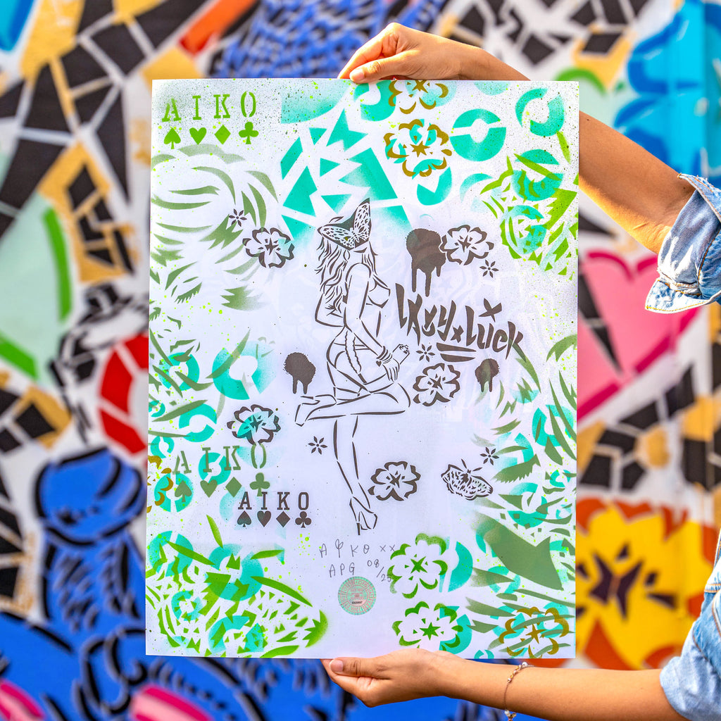 AIKO x Pearl Jam Poster GREEN
