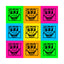 Three Eyed Faces Sticker Sheet by Keith Haring - Wynwood Walls Shop