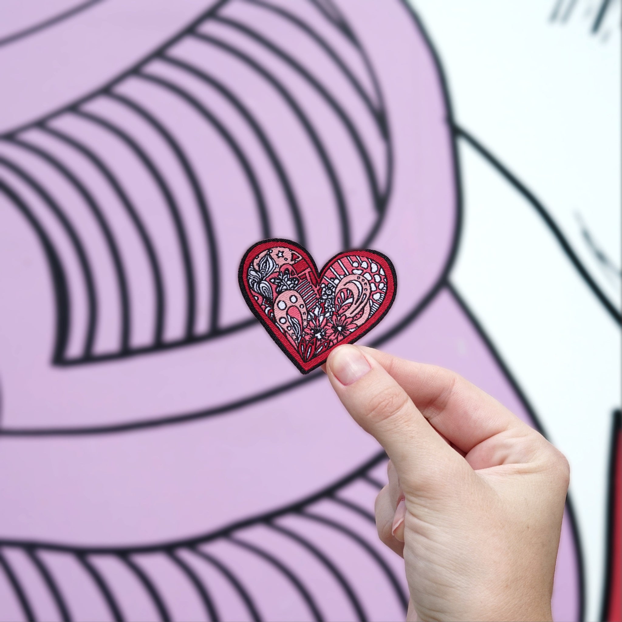 Kelsey Montague Heart Patch - Wynwood Walls Shop