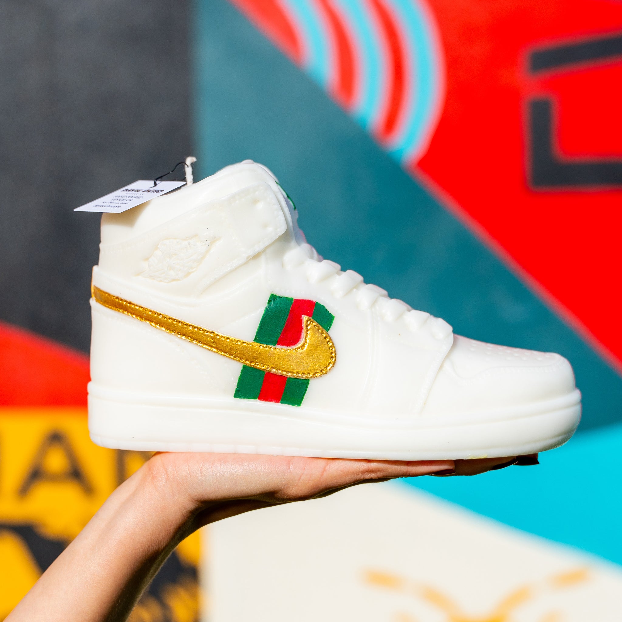 Heritage Hi-Top Candle - White