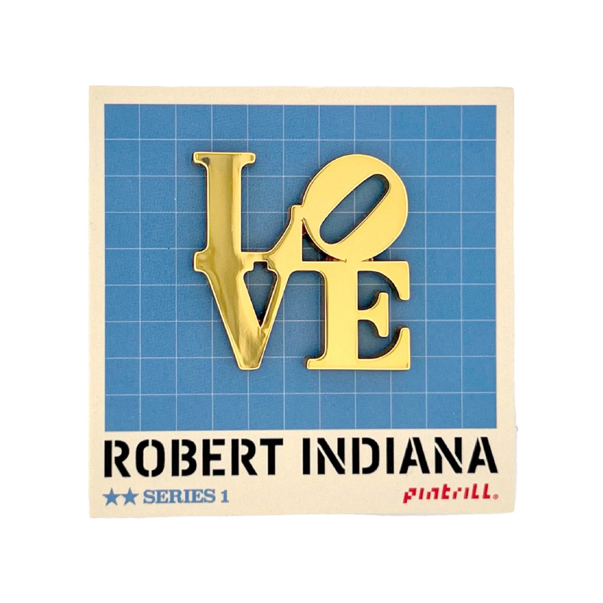 Robert Indiana - Love Pin - Gold