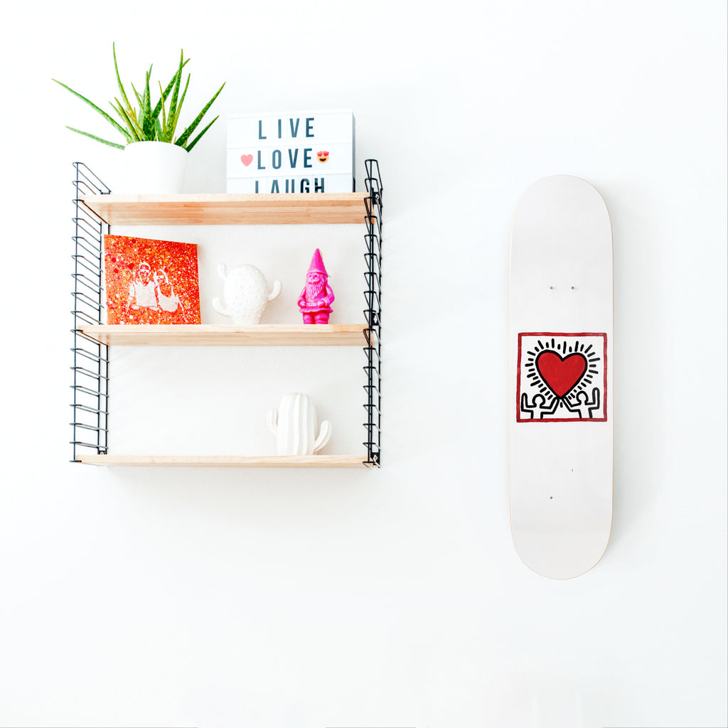 Keith Haring Untitled (Heart) Skate Deck - Wynwood Walls Shop