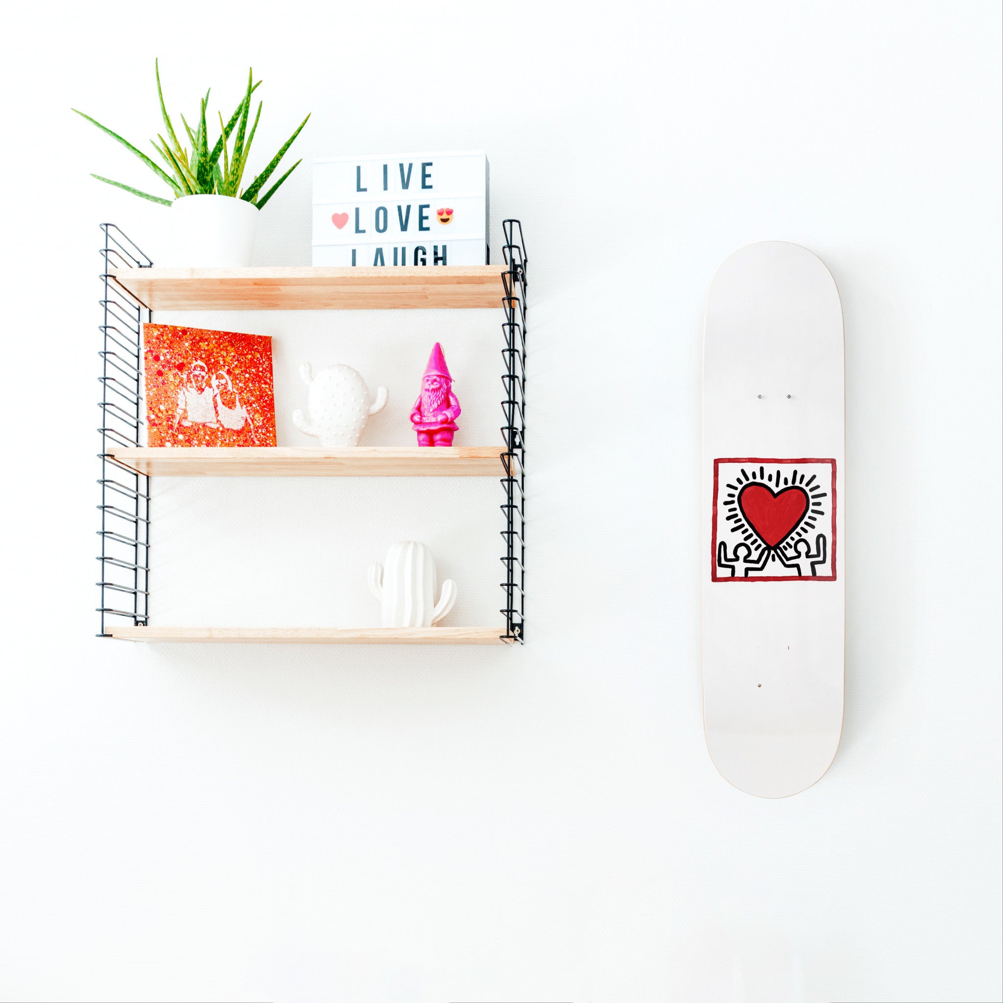 Keith Haring Untitled (Heart) Skate Deck - Wynwood Walls Shop