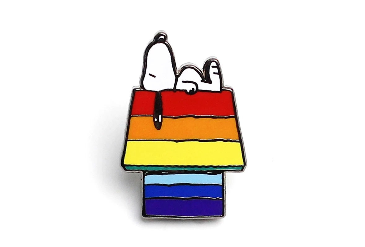 Peanuts SNOOPY RAINBOW HOUSE Pin