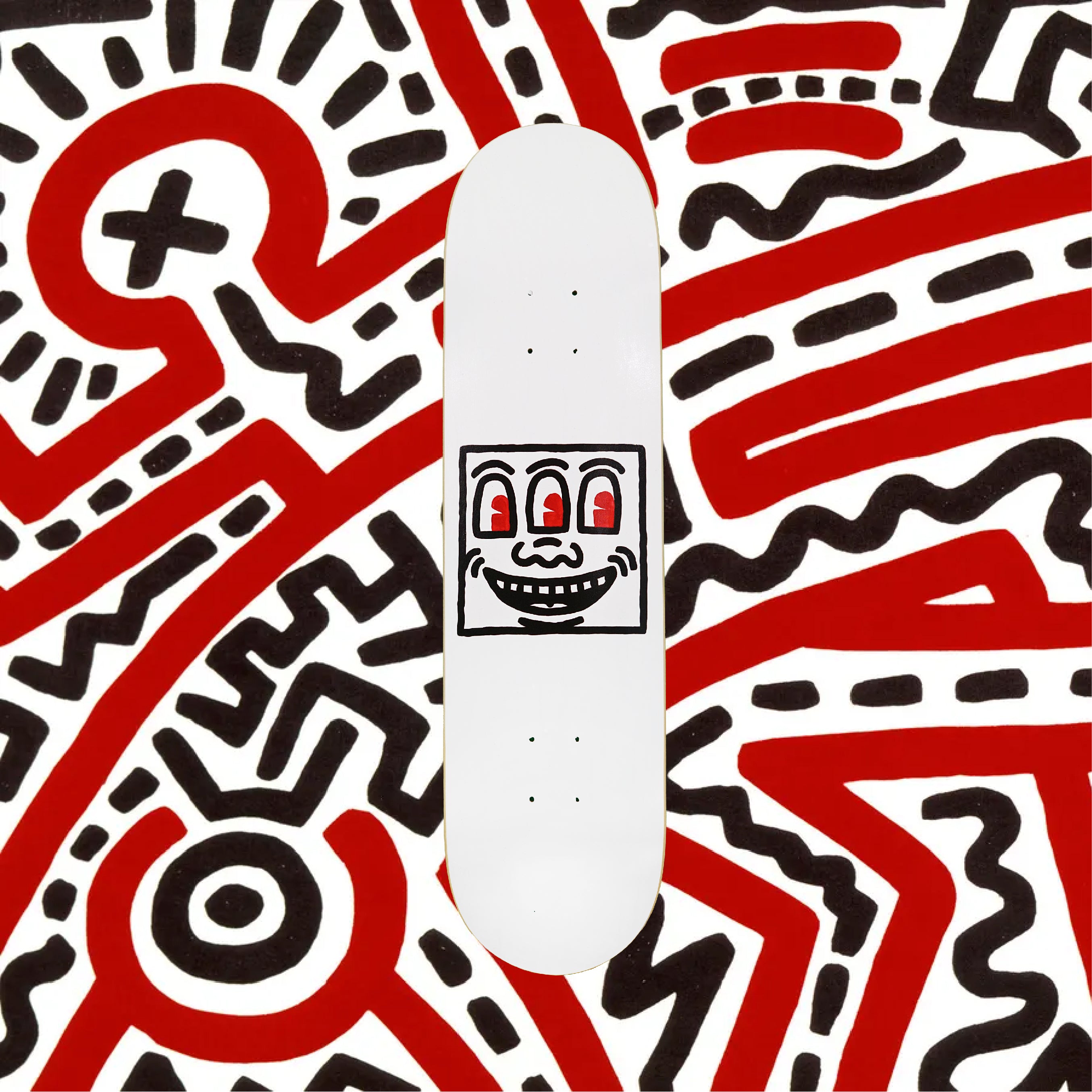 Keith Haring Untitled (Smile) Skate Deck
