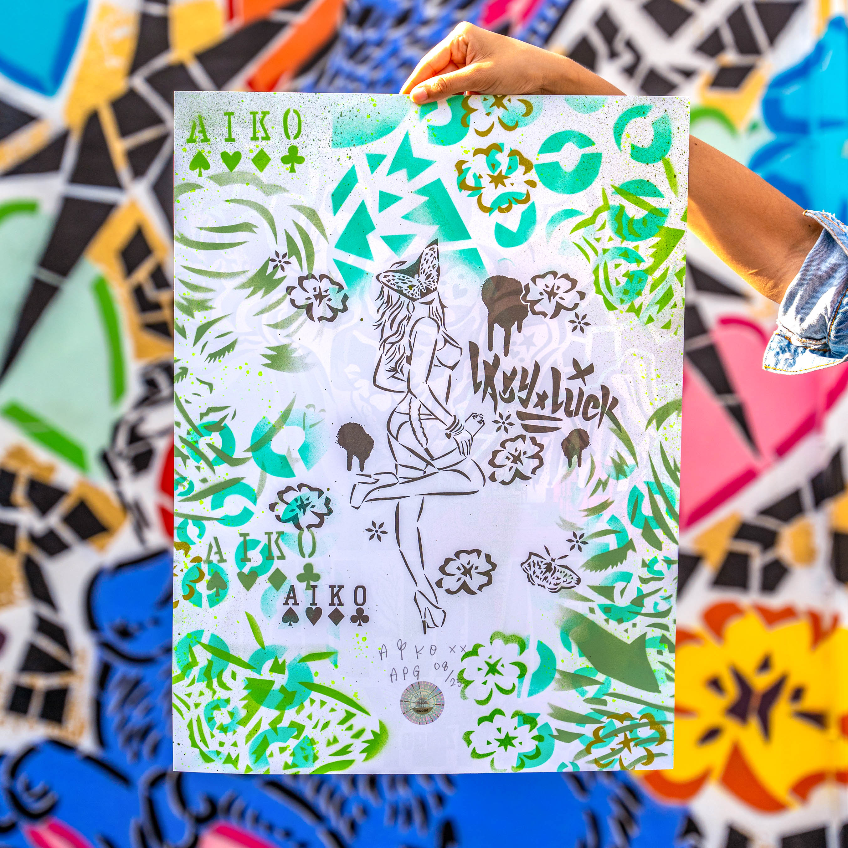 AIKO x Pearl Jam Poster GREEN