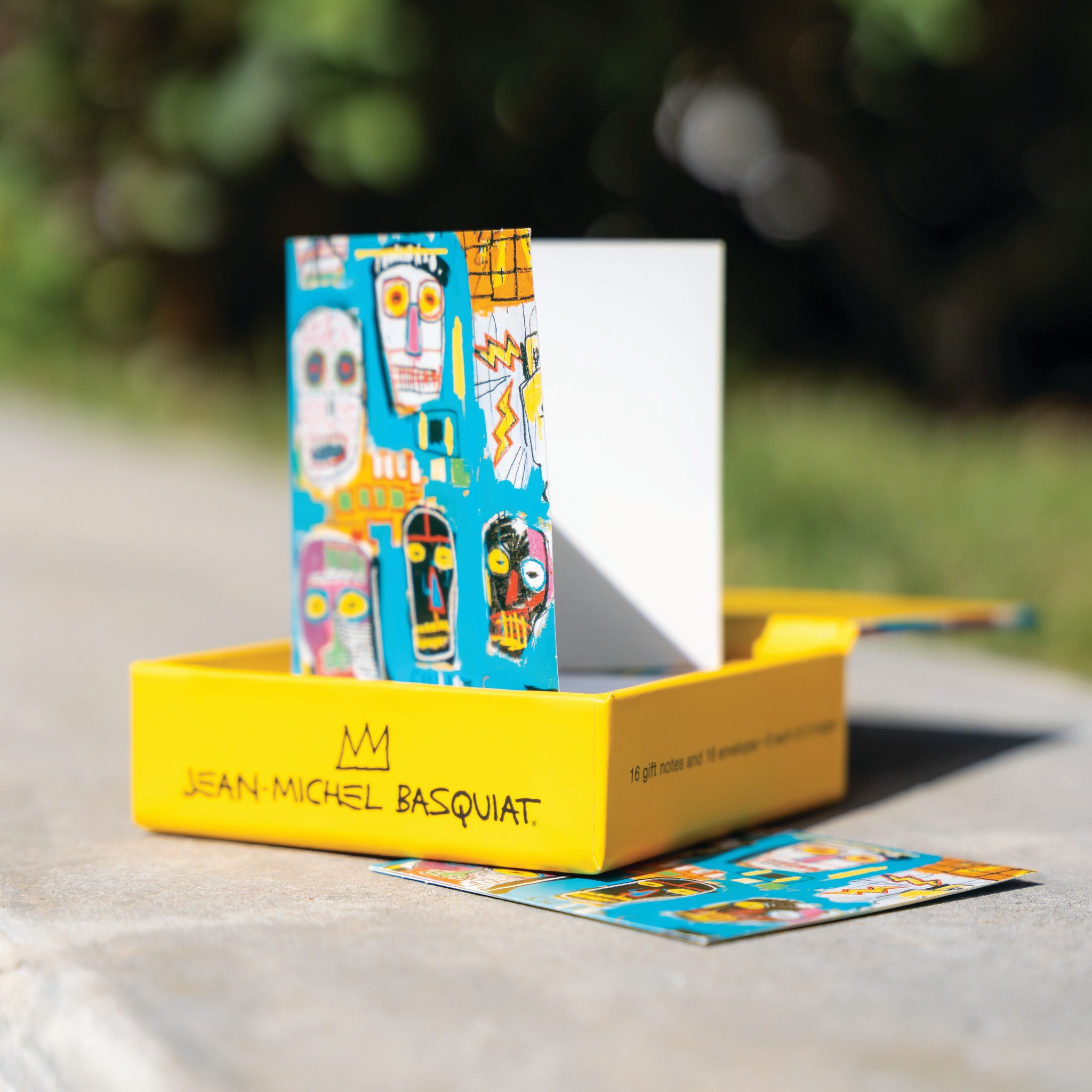 Jean-Michel Basquiat Mini FlipTop Notecard Box - Wynwood Walls Shop