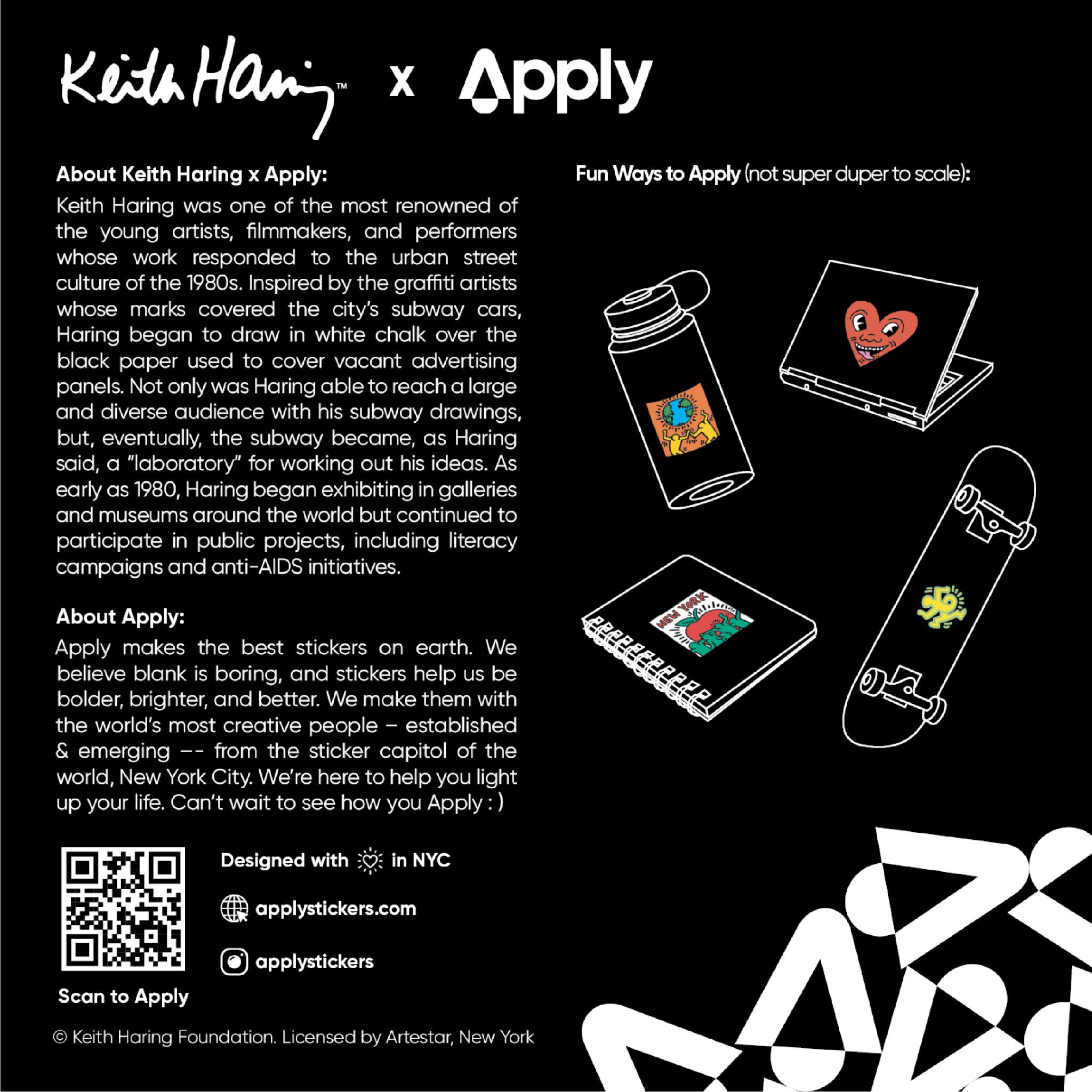 Keith Haring Sticker Pack I - Wynwood Walls Shop