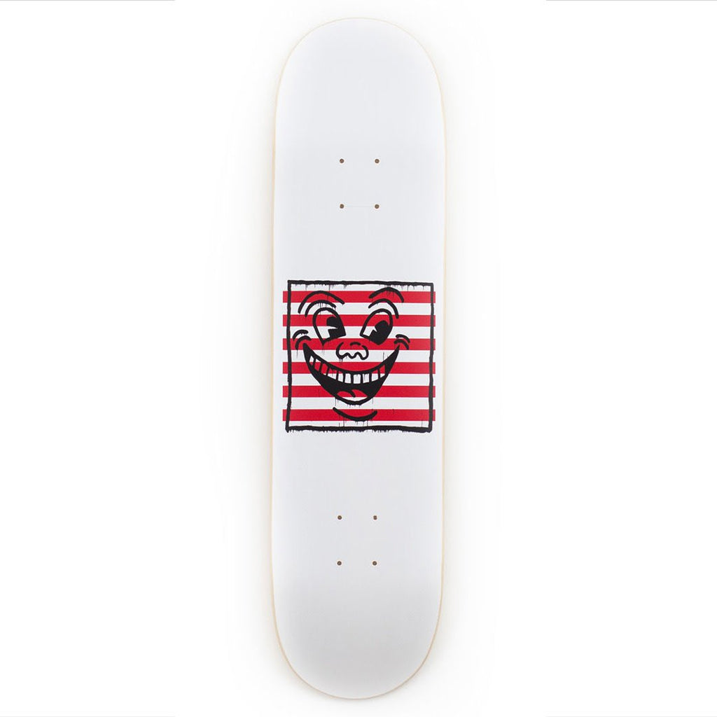 Keith Haring Smiles on Stripes Skate Deck - Wynwood Walls Shop