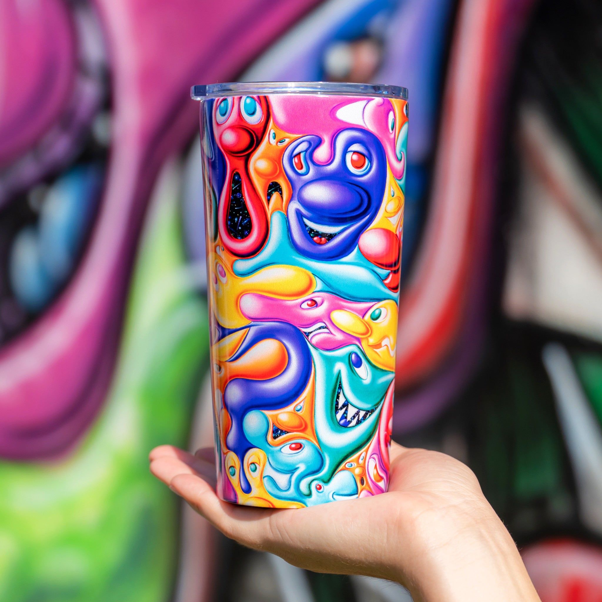 Kenny Scharf Travel Tumbler - Bloborama - Wynwood Walls Shop