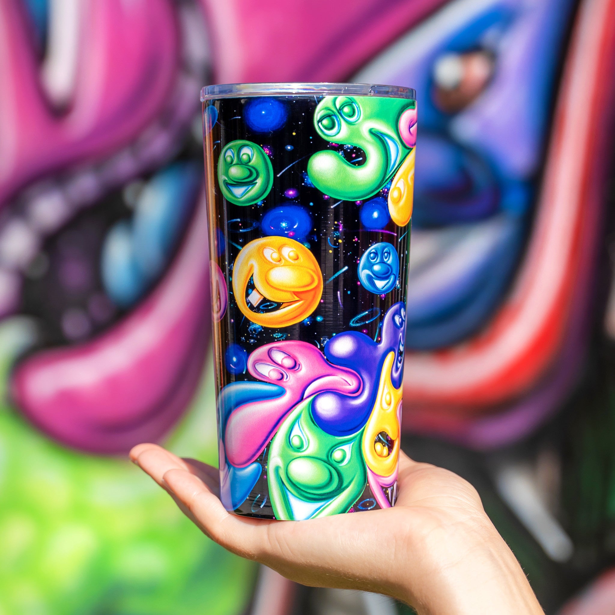 Kenny Scharf Travel Tumbler - Globzoz - Wynwood Walls Shop Main image