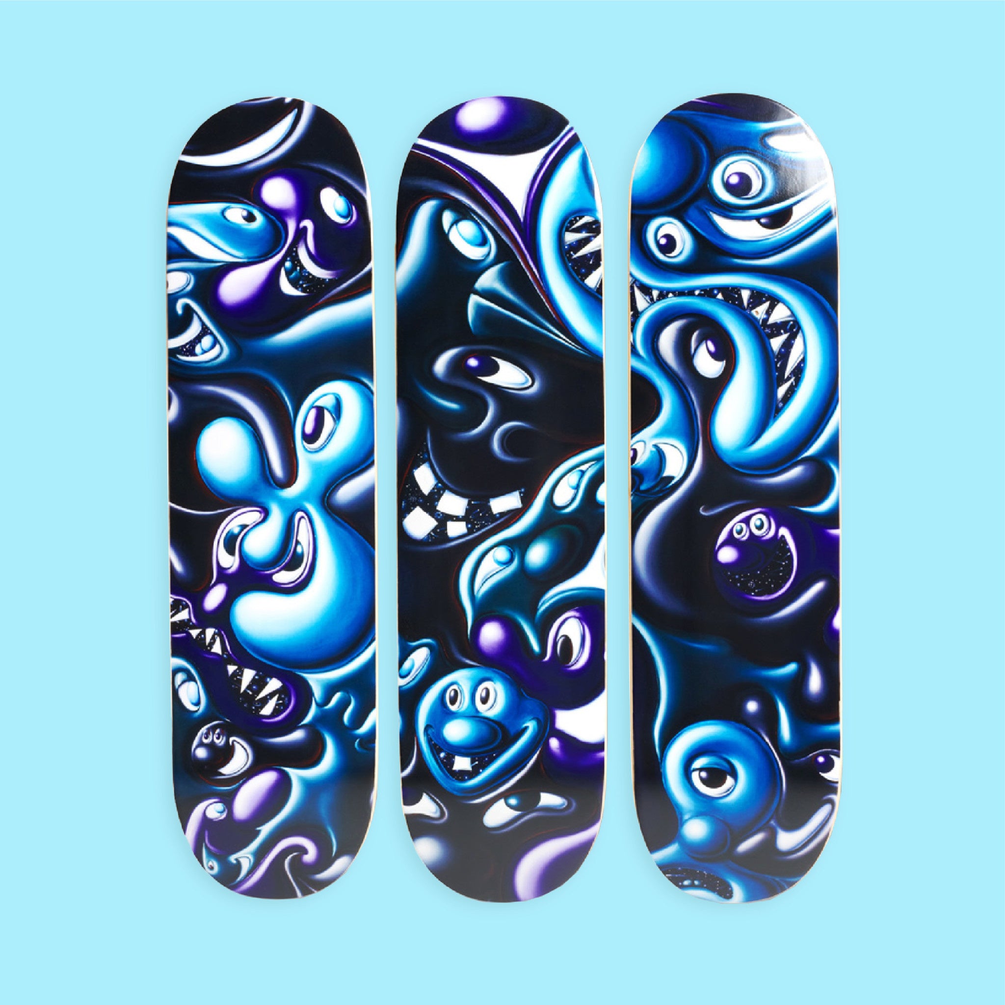 Blablobs Limited Edition Skateboard Triptych Collection - Wynwood Walls Shop