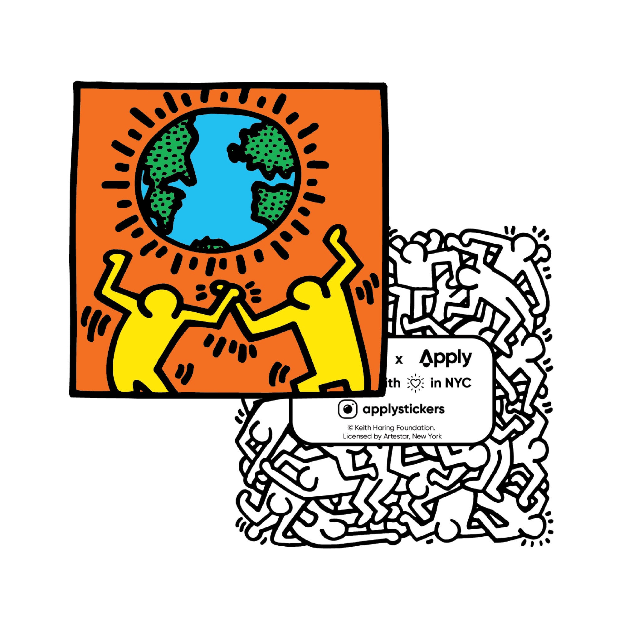 Keith Haring Sticker Pack III - Wynwood Walls Shop