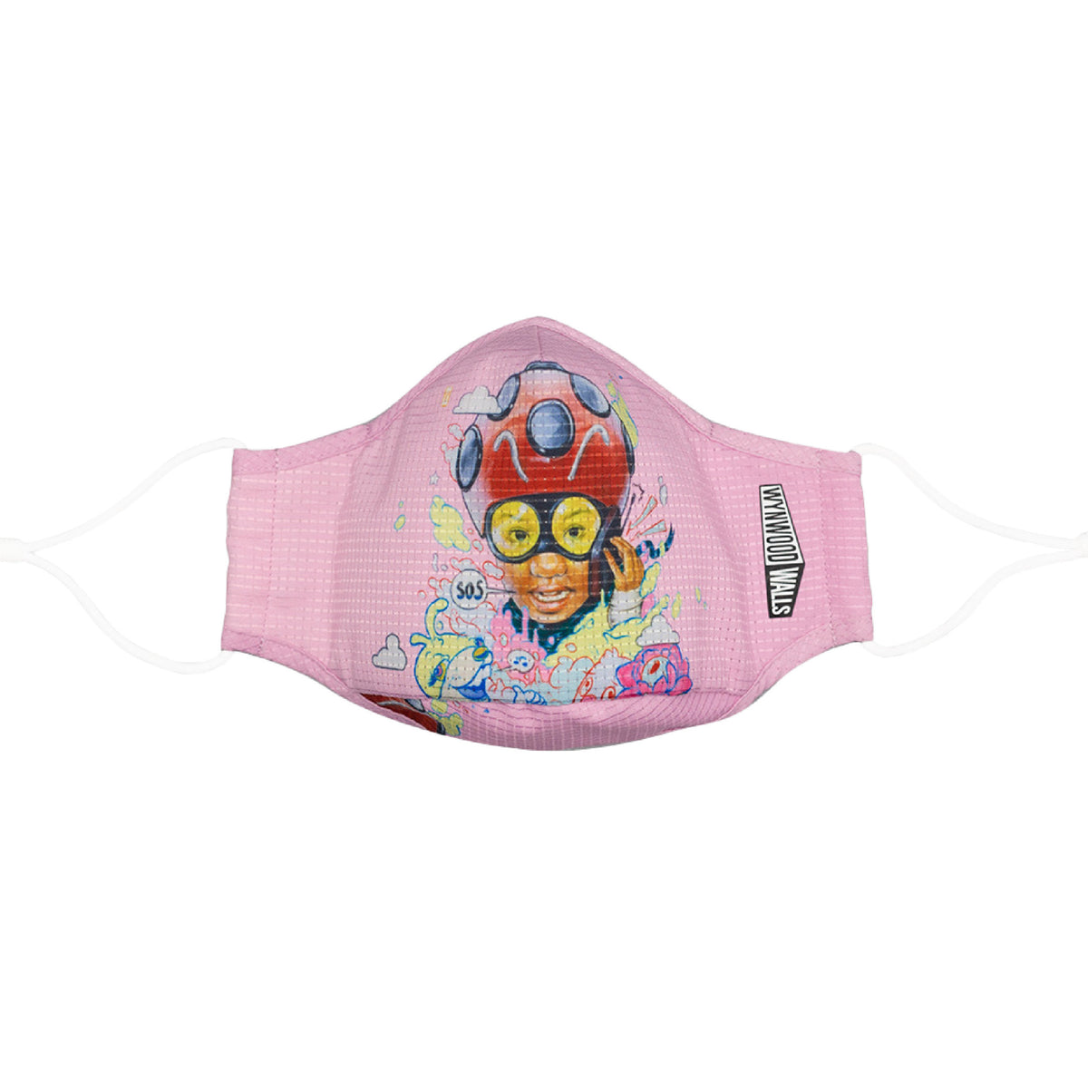 Kayla Mahaffey CALL FOR BACKUP x Wynwood Walls ENRO Facemask - Wynwood Walls Shop