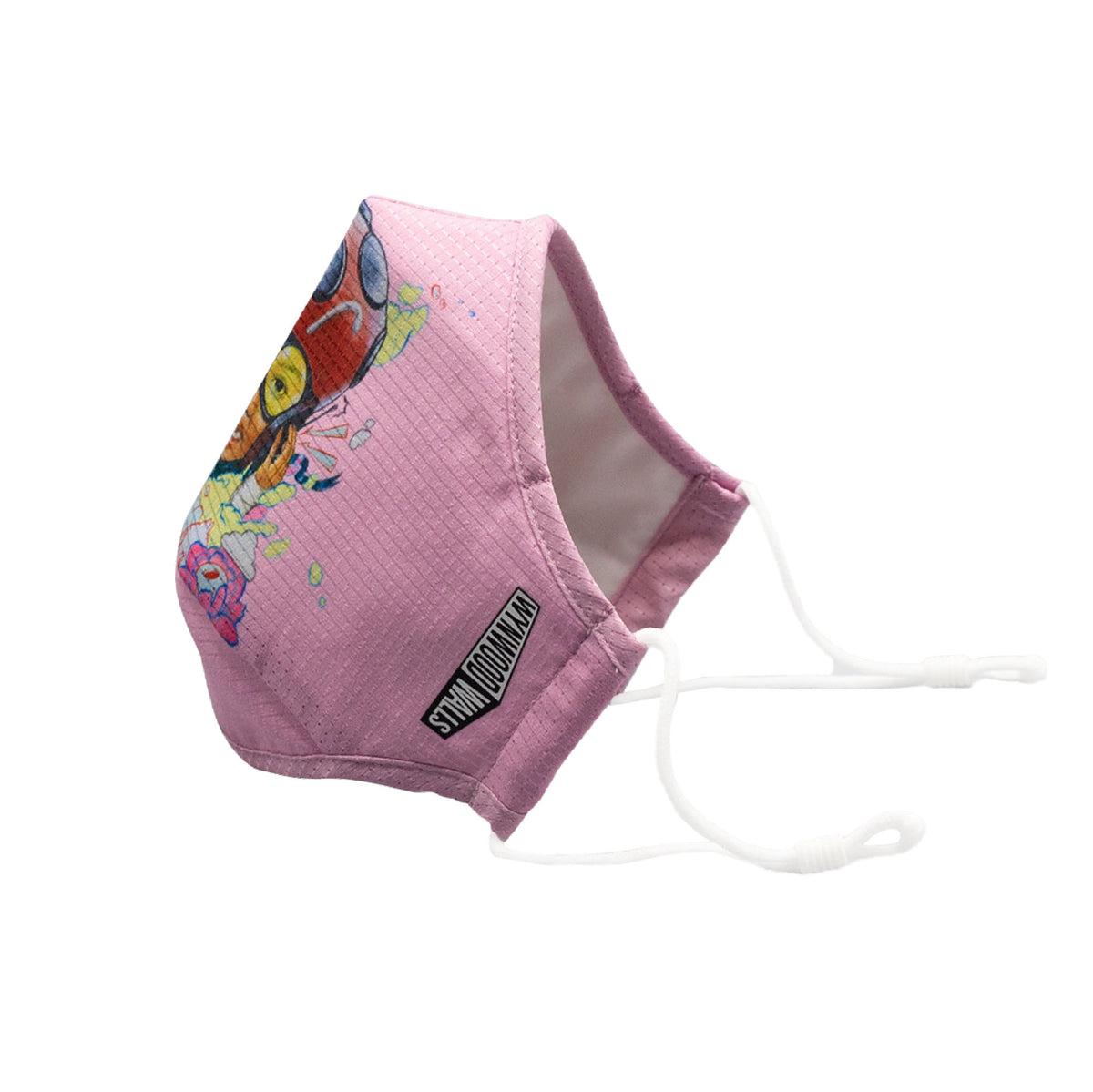 Kayla Mahaffey CALL FOR BACKUP x Wynwood Walls ENRO Facemask - Wynwood Walls Shop
