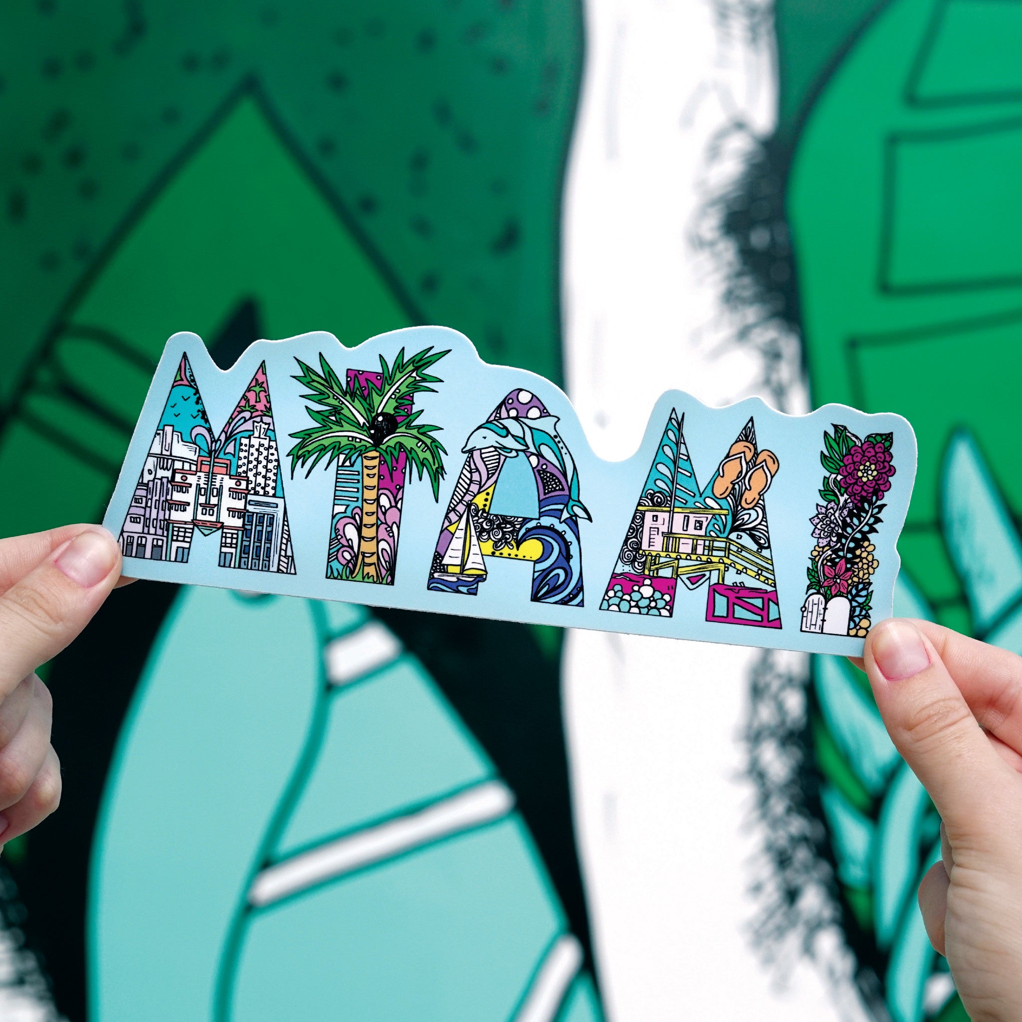 Kelsey Montague City Sticker Miami - Wynwood Walls Shop