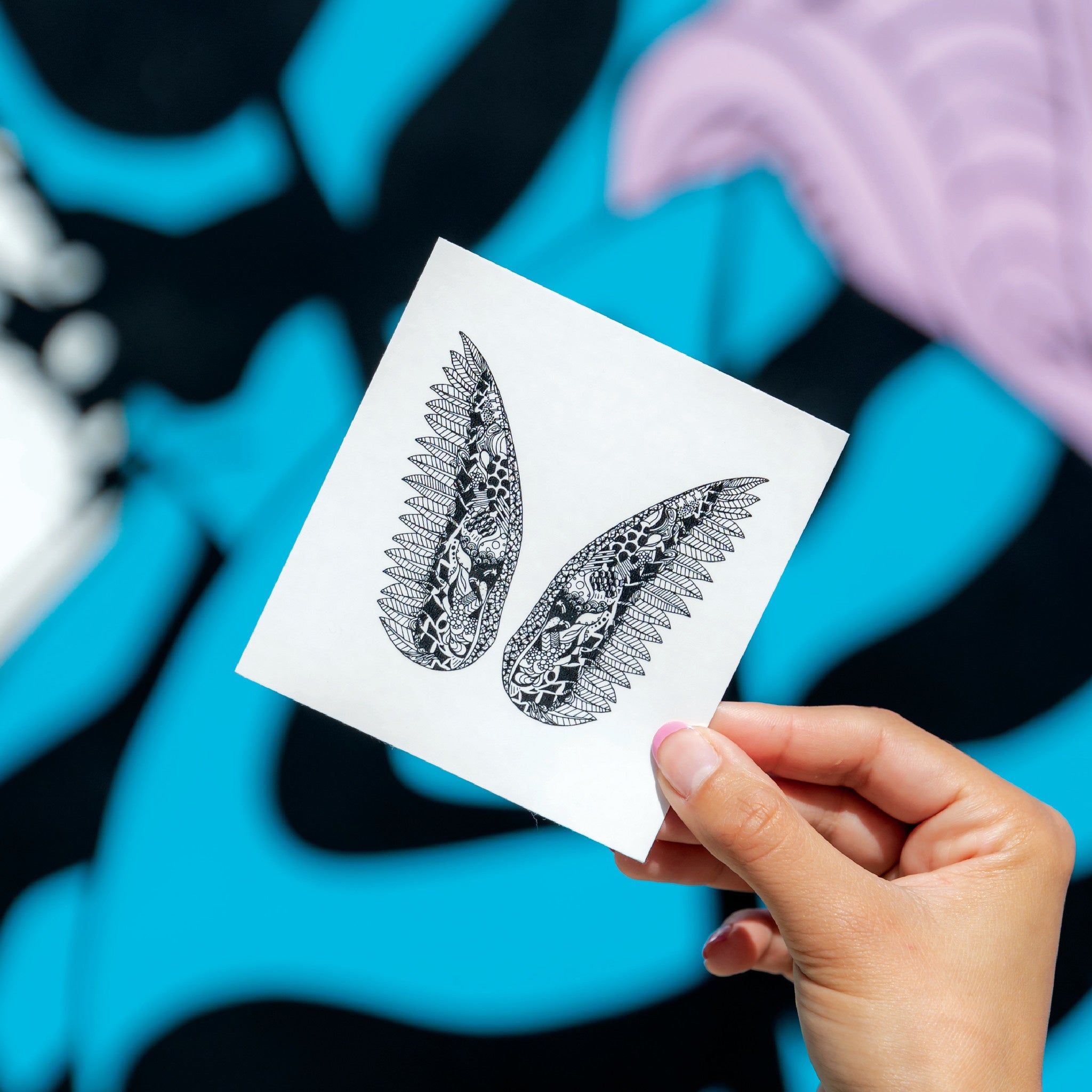 Kelsey Montague Wing Tattoo - Wynwood Walls Shop