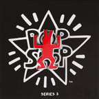 Keith Haring POP SHOP - HOWLING DOG Red Pin